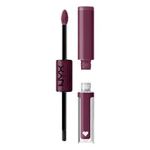 NYX Shine Loud base coat application delivers rich color with nourishing oils.