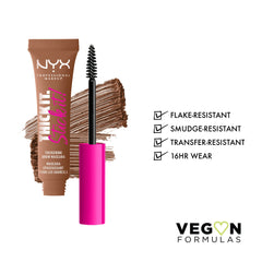 NYX Thick It Stick It: aplicación precisa para definir cejas con fibra vegetal.