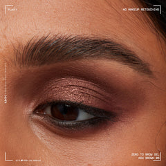 NYX Zero to Brow ash brown swatch showing natural shade match