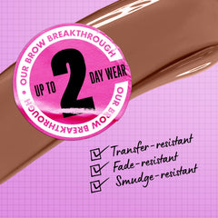 NYX Zero to Brow spoolie used for smoothing and blending edges