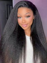 NZINZI kinky straight half wig texture closeup shows natural look