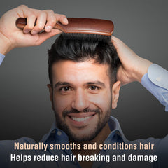 O BRUSHZOO hair brush beard styling and softening for thick facial hair