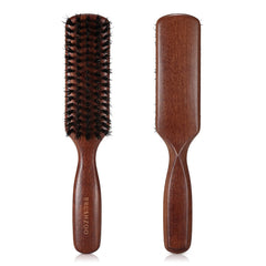 O BRUSHZOO hair brush boar bristles closeup for detangling and smoothing