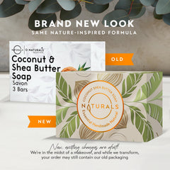 O NATURALS handmade soap on a spa-like bathroom setup for luxurious bathing.