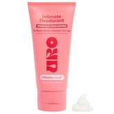 O Positiv URO intimate deodorant cream tube provides unscented, all-day odor control