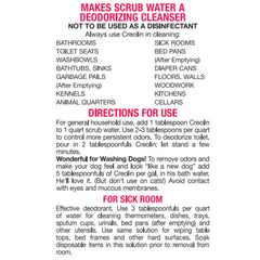 OakHurst Creolin label highlights versatile cleaner for bathrooms and surfaces