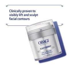 Obagi ELASTIderm Lift Up & Sculpt cream swirl demonstrates creamy hydration.