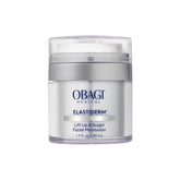Obagi ELASTIderm Lift Up & Sculpt tub front promoting firmer contours.