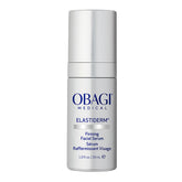 Obagi ELASTIderm Serum bottle highlights premium packaging for daily firming skincare.