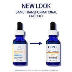 Obagi Professional-C 10% serum pump-dispense demonstrates easy daily application.