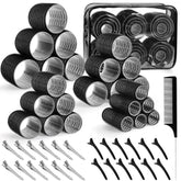 obeoby self-grip hair rollers 60mm for voluminous long-hair waves