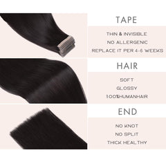 OBHD skin-weft close-up shows seamless, natural-looking attachment.