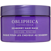 Obliphica Seaberry hair mask packaging highlighting premium hydration for dry hair