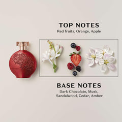 O BOTICARIO Floratta Red glass packaging suggests premium fragrance experience.