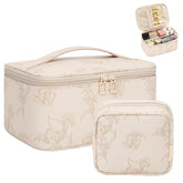 OCHEAL makeup bag large bag exterior highlights spacious carry for cosmetics.