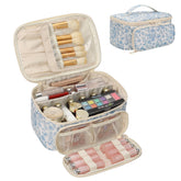 OCHEAL makeup bag quilted exterior shows water-resistant fabric for daily use