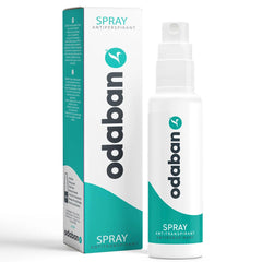 ODABAN Antiperspirant bottle front showcases fragrance-free clinical protection for everyday wear.