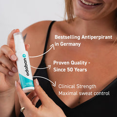 ODABAN packaging 1oz image emphasizes compact travel-friendly container and fragrance-free formula.