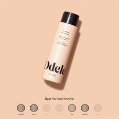 Acondicionador Odele, brillo sedoso que mejora la apariencia del cabello.