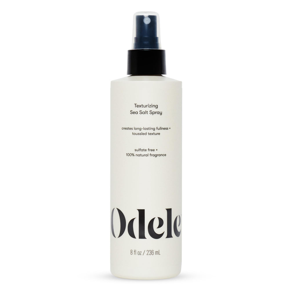 Odele texturizing sea salt spray bottle adds lightweight volume for beachy texture