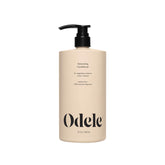 Odele volumizing conditioner bottle front showing weightless moisture and fullness benefits for fine hair