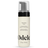 Odele Volumizing Foam Bottle showing lift and lightweight texture for voluminous hair.