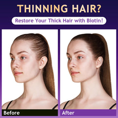 oely biotin hair growth shampoo pour captures applying the volumizing formula.