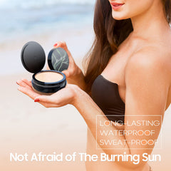 OETUIOW on-skin application demonstrates smooth, pore-blurring finish for even tone.