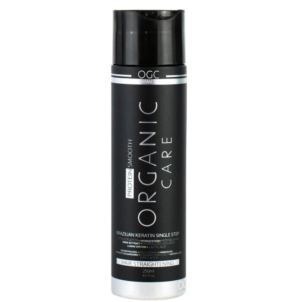 OGC Cosmetics Brazilian Keratin Treatment bottle for frizz control and smoothness