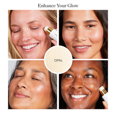 Ogee Opal StarLight highlight stick with sheer-buildable coverage for versatile daytime looks.