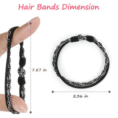OHCISP hair ties collection four styles offers versatile looks for thick or thin hair.
