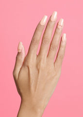ohora nude solid nail wraps in progress for easy home manicure