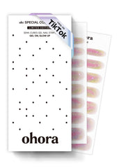 ohora Rainbow Bomb nail wraps set for quick at-home manicure.