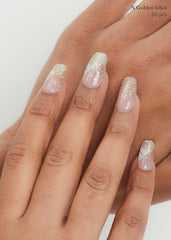 ohora Semi Cured Gel Nail Strips set with prep pads file and stick supports at-home use.