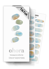 ohora Semi Cured Gel Nail Strips box showing complete set for salon-quality nails
