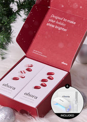 ohora semi cured gel nails fit closeup shows perfect fit across nail shapes for salon-style result.