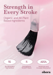 ohora semi-cured-gel-nails-under-uv-lamp delivers durable wear with easy at-home curing.