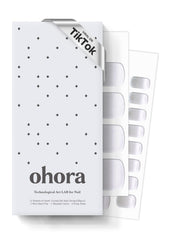 ohora-semi-cured-gel-pedi-strips-box highlights salon-quality at-home manicure