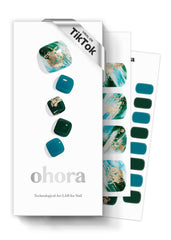 ohora semi-cured gel pedi strips collection shows versatile nail art options for quick at-home looks