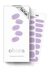 ohora semi cured nail strips pack shows 30 wraps for at-home salon-quality nails.