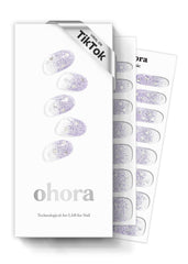 ohora Semi Cured Nail Strips Shooting Star pack showing at-home salon look