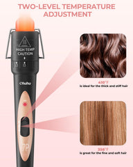 Ohuhu curling wand barrel 0.75 inch for medium curls with smooth finish