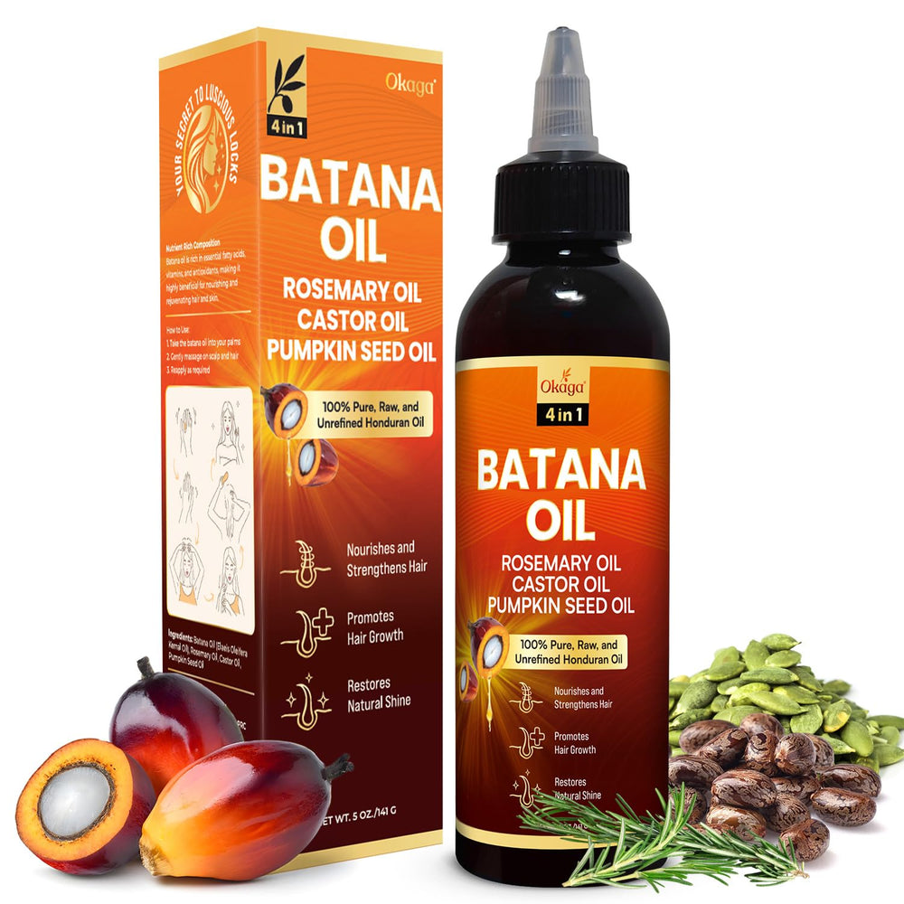 Okaga Batana Oil rosemary-drops nourish scalp and hair for healthy shine