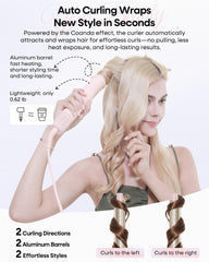 okaydeer 7-in-one hair dryer brush side view showing lightweight, comfortable grip
