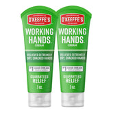 O'Keeffe's Working Hands cream tube shown for concentrated relief on dry hands
