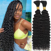 OKVOKV braiding hair 110g two bundles for fuller boho braids.