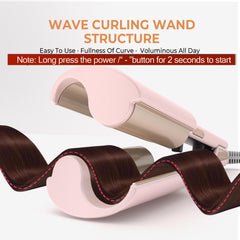 OKWRAP Waver anti-scald design prevents burns during styling