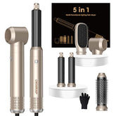 OKWRAP 5-in-1 hair dryer brush set for versatile at‑home styling with straight and curly looks.