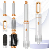 OKWRAP 6in1 blow dryer brush set showing all heads for versatile styling and quick results.
