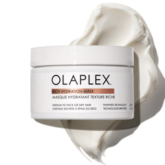 Olaplex jar front view showing label and packaging benefit